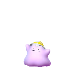 Ditto wearing Pokopia Cap