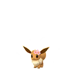 Eevee wearing Cherry blossoms