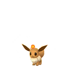 Eevee wearing Sun/Moon crown (2024 · Sun)