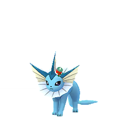 Vaporeon wearing Holiday hat