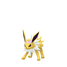 Jolteon wearing Flower crown