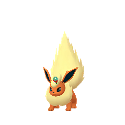 Flareon wearing Holiday hat