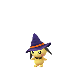 Pichu wearing Witch hat