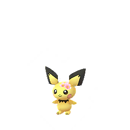 Pichu wearing Cherry blossoms