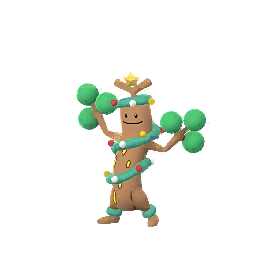 Sudowoodo wearing Holiday Attire