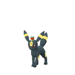 Umbreon wearing Holiday hat