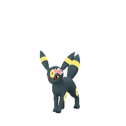 Umbreon wearing Cherry blossoms