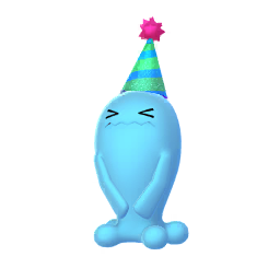 Wobbuffet wearing Party hat (green)
