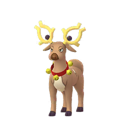 Stantler wearing Holiday outfit