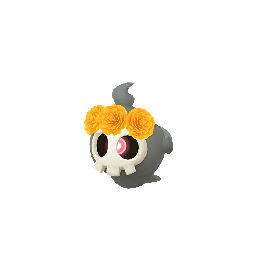 Duskull wearing Cempasúchil crown