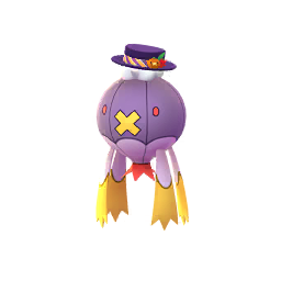 Drifblim wearing Halloween Mischief