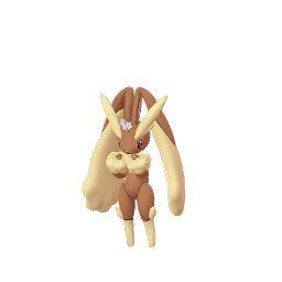 Lopunny wearing Flower crown