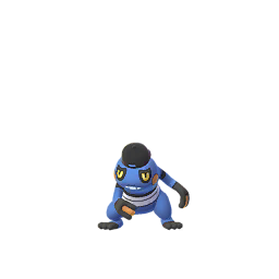 Croagunk wearing Fashionable costume