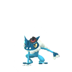 Frogadier wearing Halloween costume