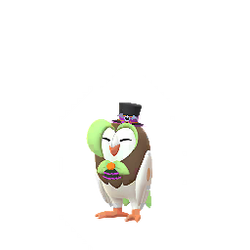 Dartrix wearing Halloween costume