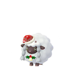 Wooloo wearing Holiday Attire